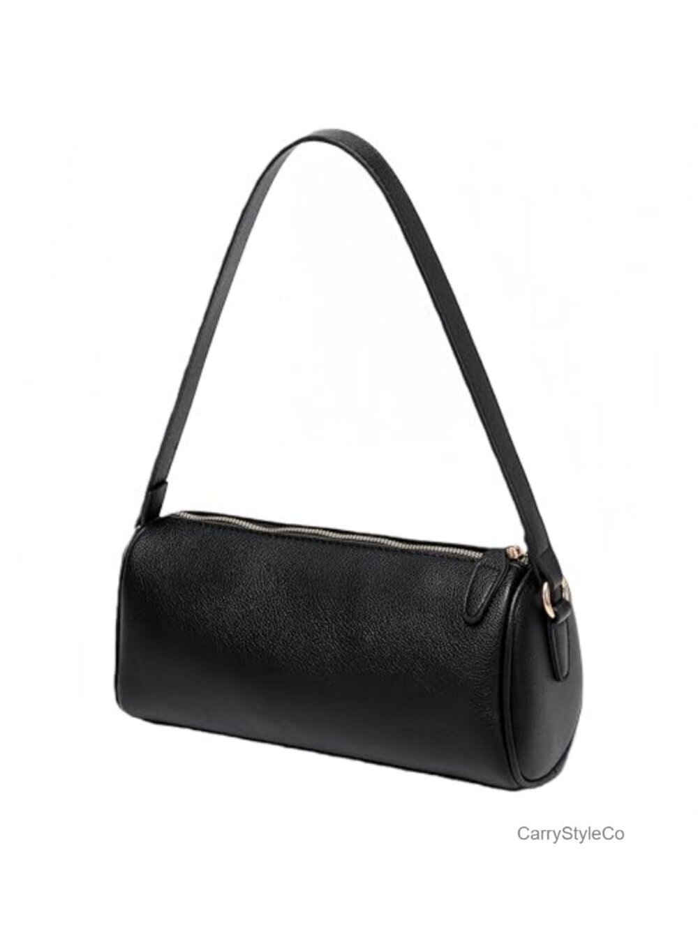Small Barrel Crossbody Bag Faux Suede PU Leather Handbag Adjustable Strap